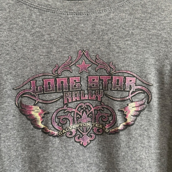 Collectible Tee Shirt Lone Star Motorcycle Rally Galveston Texas - Picture 4 of 5